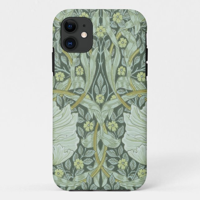 Funda De Case-Mate Para iPhone William Morris, patrón Art Nouveau, arte hermoso (Reverso)