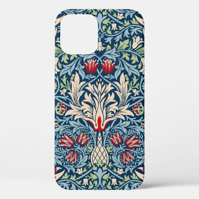 Funda De Case-Mate Para iPhone William Morris Snakeshead Fritillary Floral Design (Reverso )