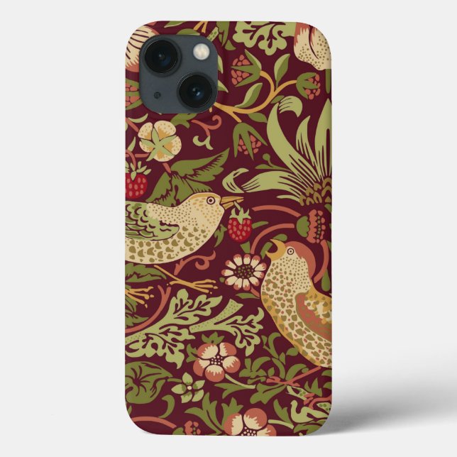 Funda De Case-Mate Para iPhone William Morris Strawberry Thief Funda-Mate iPhone  (Reverso)