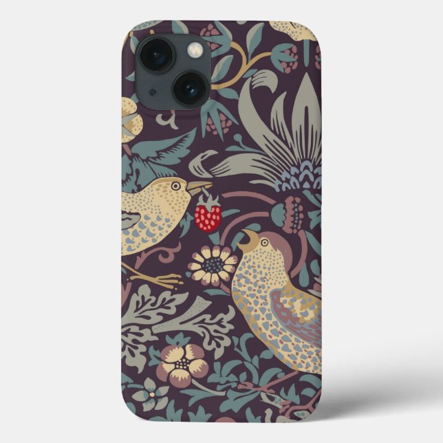 Funda De Case-Mate Para iPhone William Morris Strawberry Thief Funda-Mate iPhone  (Reverso)