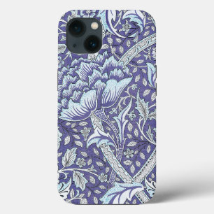 Funda Para iPhone 13 William Morris Windrush patrón floral azul
