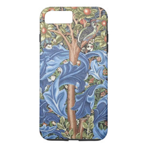 Funda Para iPhone 8 Plus/7 Plus William Morris Woodpecker Tapestry Floral Vintage