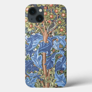 Funda Para iPhone 13 William Morris Woodpecker Tapestry Floral Vintage