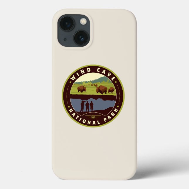 Funda De Case-Mate Para iPhone Wind Cave National Park (Reverso)