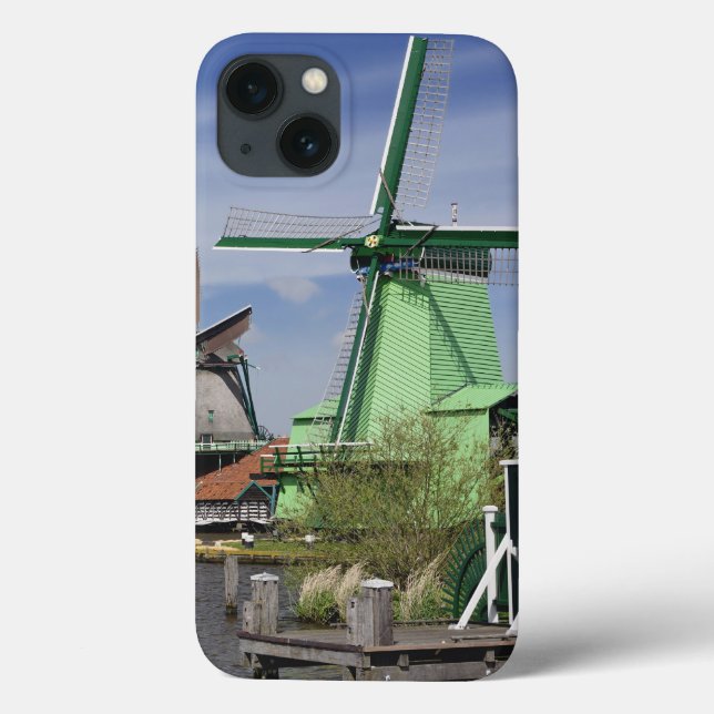 Funda De Case-Mate Para iPhone Windmill, Zaanse Schans, Holland, Netherlands 2 (Reverso)