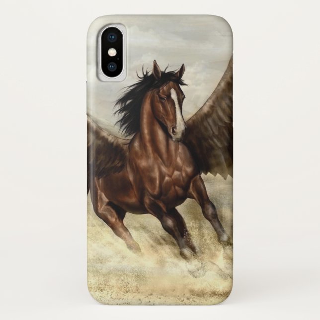 Funda De Case-Mate Para iPhone Winged Pegasus (Reverso)