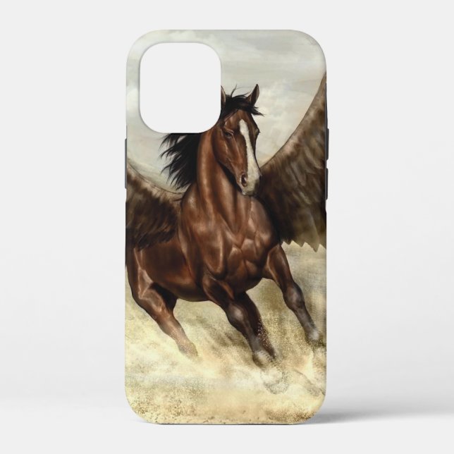 Funda De Case-Mate Para iPhone Winged Pegasus (Reverso )