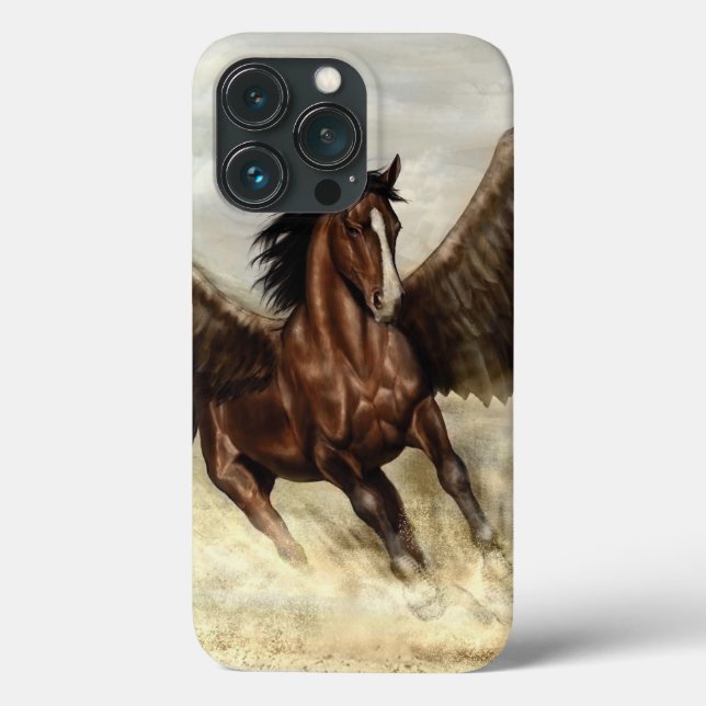 Funda De Case-Mate Para iPhone Winged Pegasus (Reverso )