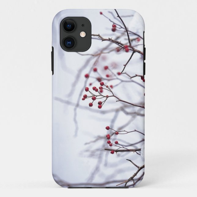 Funda De Case-Mate Para iPhone Winter Berries (Reverso)