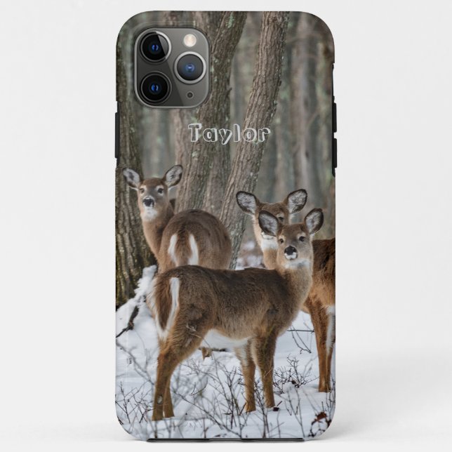 Funda De Case-Mate Para iPhone Winter Deer (Reverso)