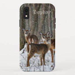 Funda Para iPhone XR Winter Deer