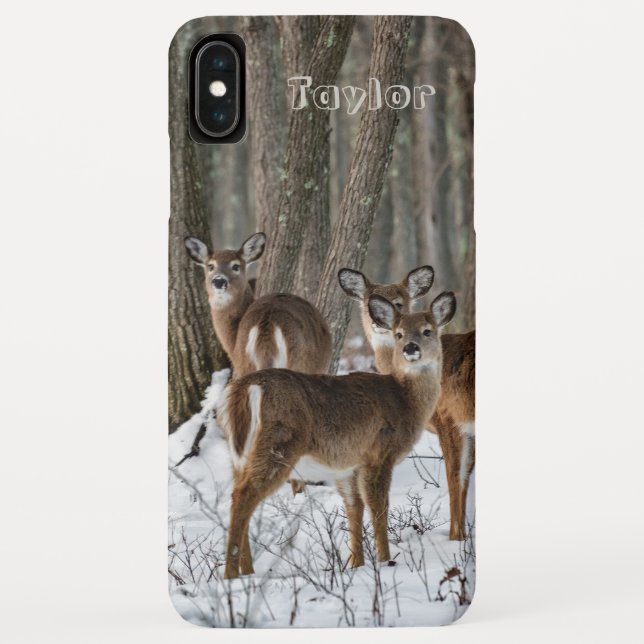 Funda De Case-Mate Para iPhone Winter Deer (Reverso)
