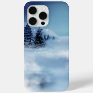 Funda Para iPhone 15 Pro Max Winter Wonderland de noche