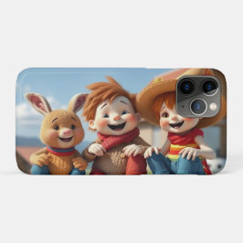 Funda Para iPhone 11 Pro Winterfreunde im Glück