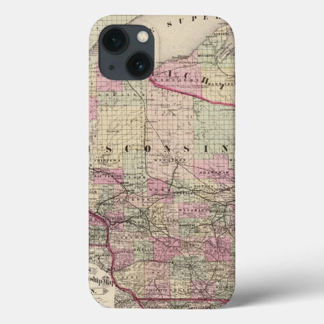 Funda De Case-Mate Para iPhone Wisconsin 9 (Reverso)