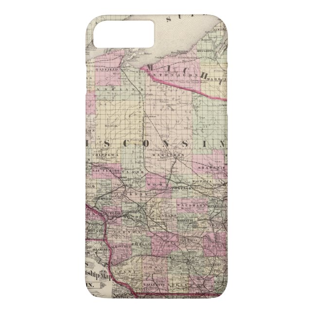 Funda De Case-Mate Para iPhone Wisconsin 9 (Reverso)
