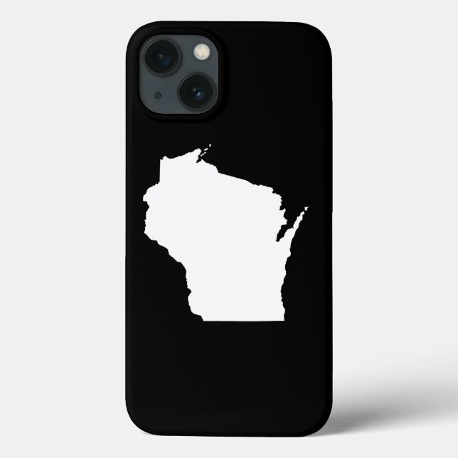 Funda De Case-Mate Para iPhone Wisconsin en blanco (Reverso)