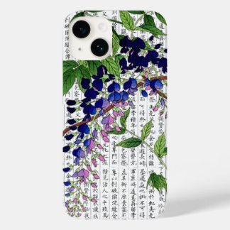Funda Para iPhone 14 De Case-Mate Wisteria asiática sobre antecedentes kanji