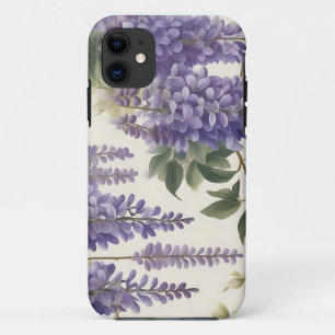 Funda Para iPhone 11 Wisteria floral vintage