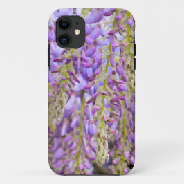 Funda Para iPhone 11 Wisteria Violeta de árbol de flores moradas