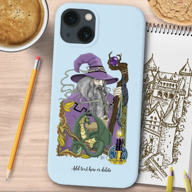 Funda De Case-Mate Para iPhone Wizard Dragon Fantasy Purple (Subido por el creador)