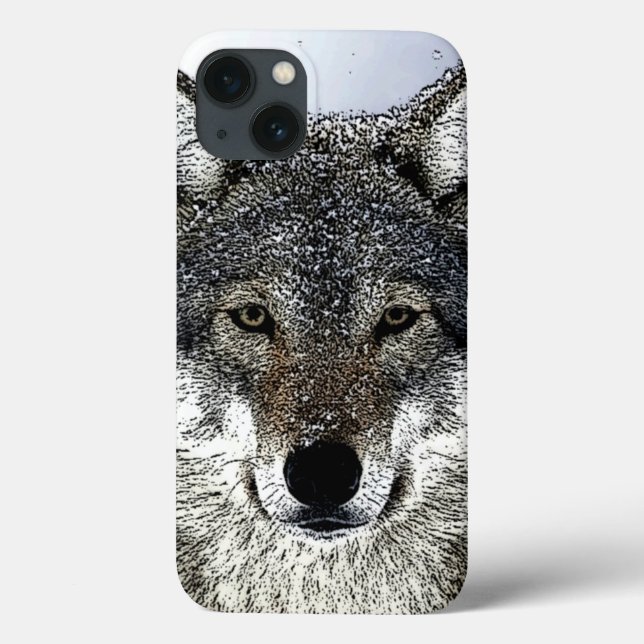 Funda De Case-Mate Para iPhone Wolf Eyes (Reverso)