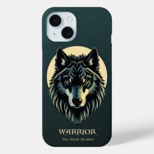 Funda Para iPhone 15 Wolf face warrior fenrir nórdico iPhone / iPad cas