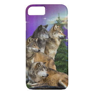 Funda Para iPhone 8/7 Wolf Howling