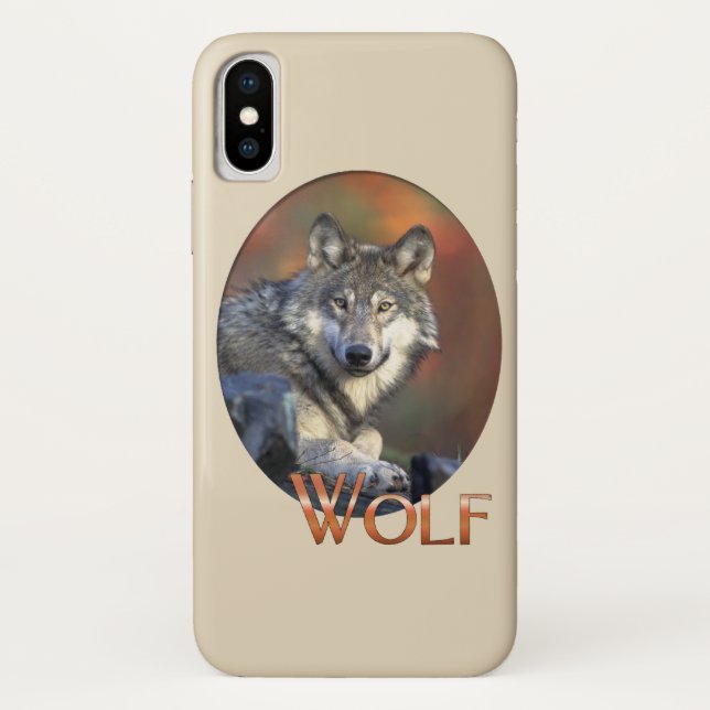 Funda De Case-Mate Para iPhone Wolf Lovers Art (Reverso)