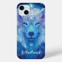 Wolf Magie Blau