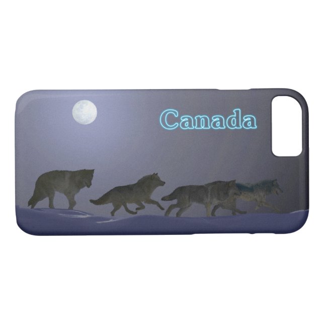 Funda De Case-Mate Para iPhone Wolf Pack - Canadá (Reverso (horizontal))
