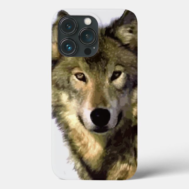 Funda De Case-Mate Para iPhone Wolf Portrait (Reverso )