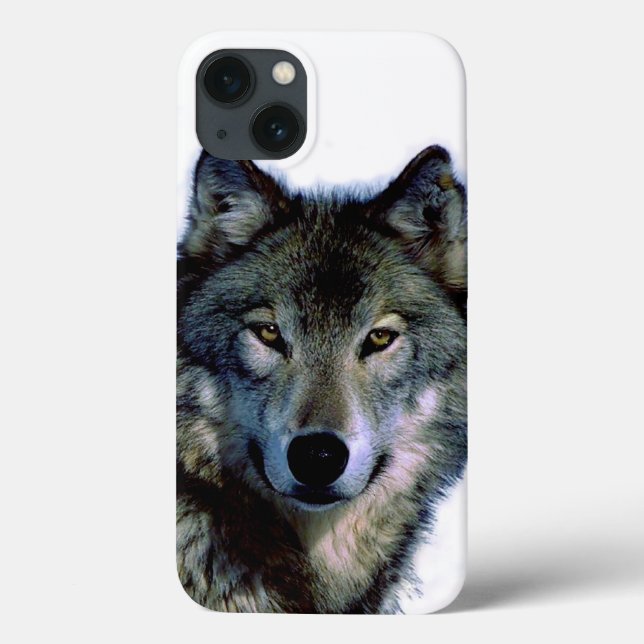 Funda De Case-Mate Para iPhone Wolf Portrait (Reverso)