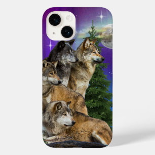 Funda Para iPhone 14 De Case-Mate Wolf y Moon
