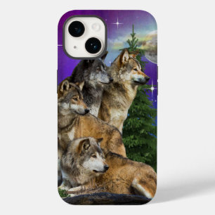 Funda Para iPhone 14 De Case-Mate Wolf y Moon