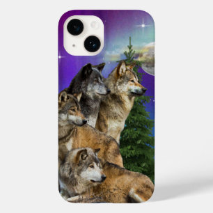 Funda Para iPhone 14 De Case-Mate Wolf y Moon