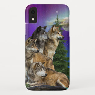 Funda Para iPhone XR Wolf y Moon