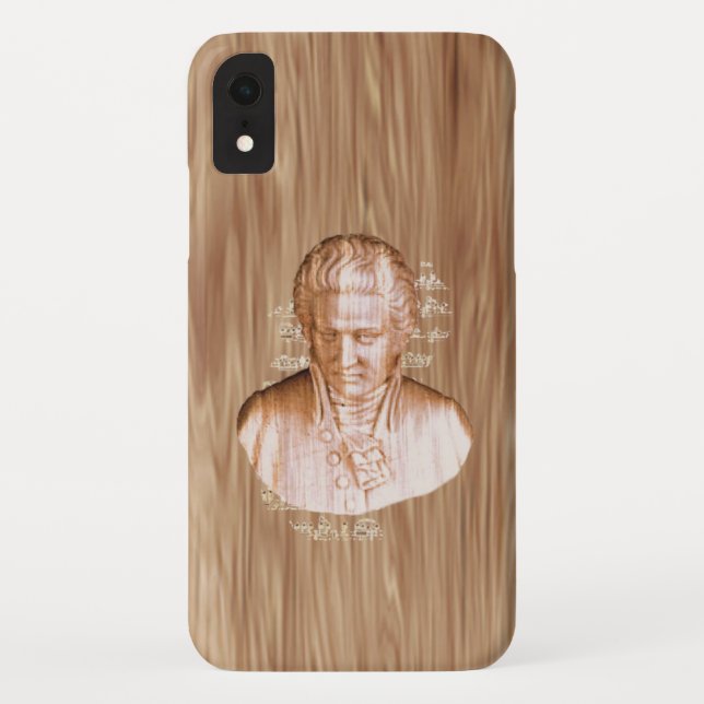 Funda De Case-Mate Para iPhone Wolfgang Amadeus Mozart (Reverso)