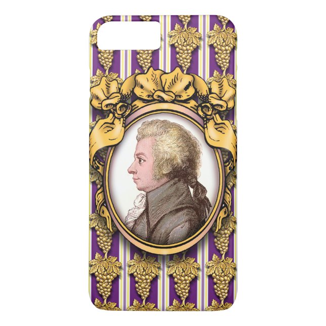 Funda De Case-Mate Para iPhone Wolfgang Amadeus Mozart (Reverso)