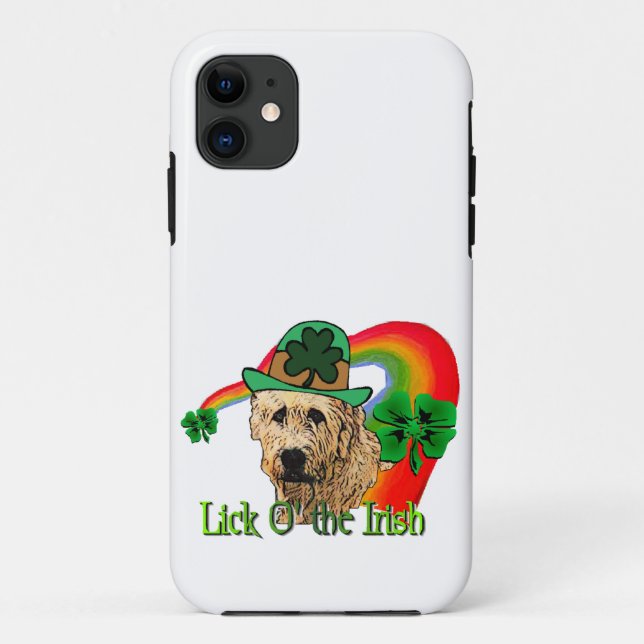 Funda De Case-Mate Para iPhone Wolfhound St Patrys (Reverso)