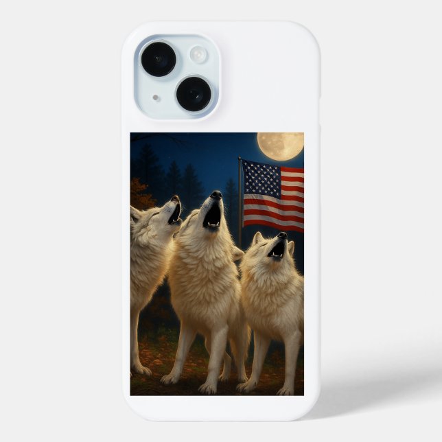 Funda De Case-Mate Para iPhone Wolfpack de Estados Unidos (Reverso )