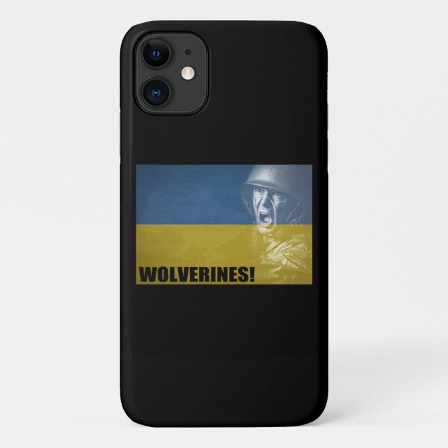 Funda De Case-Mate Para iPhone ¡Wolverines de Ucrania! (Reverso)