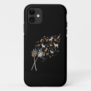 Funda Para iPhone 11 Womens Goats Funny Dandelion Wildflower Floral Goa
