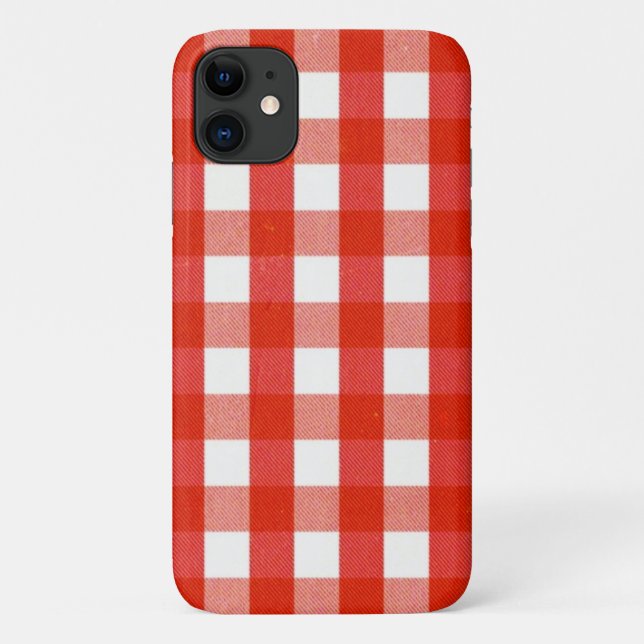 Funda De Case-Mate Para iPhone Wonderland VICHY-KARO ROT (Reverso)