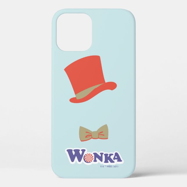 Funda De Case-Mate Para iPhone Wonka Top Hat & Bow Tie (Reverso )