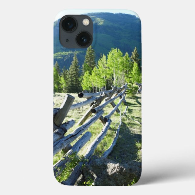 Funda De Case-Mate Para iPhone Wooden Fenceline (Reverso)