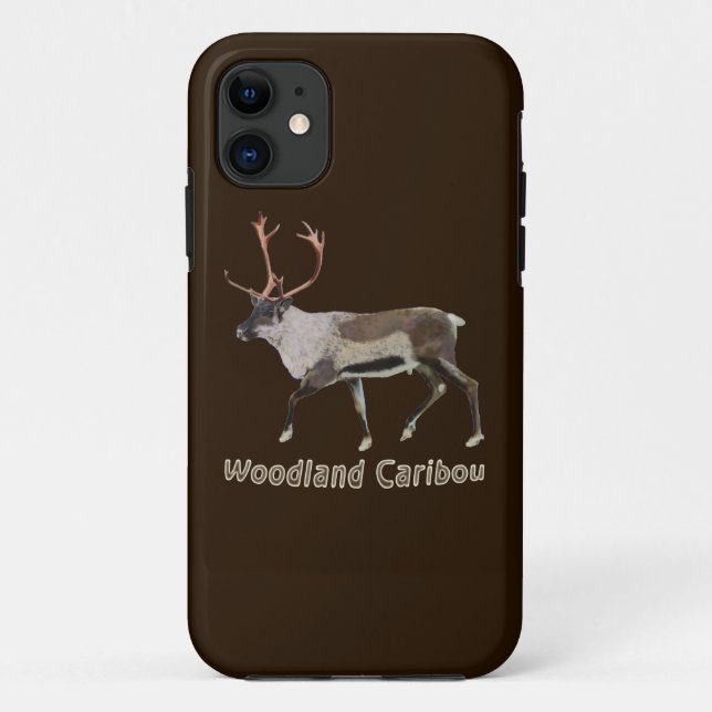 Funda De Case-Mate Para iPhone Woodland Caribou (Reverso)