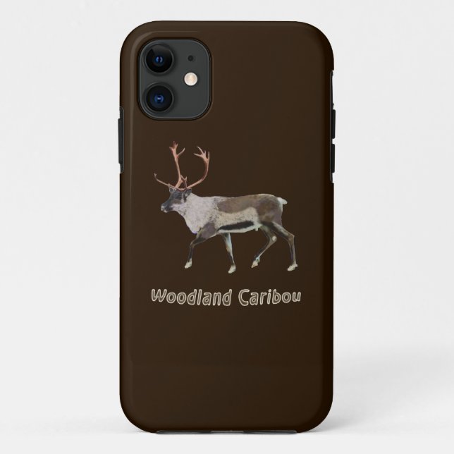 Funda De Case-Mate Para iPhone Woodland Caribou (Reverso)