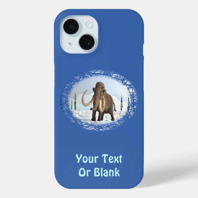 Funda De Case-Mate Para iPhone Wooly Mammoth (Reverso )