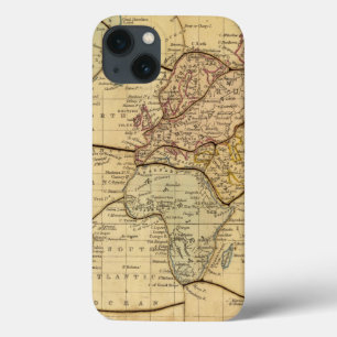 Funda Para iPhone 13 World map on Mercators Projection